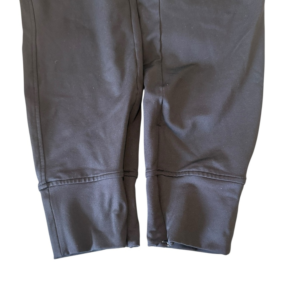 Calia Womens Journey Knit Jogger Sz L Solid Black High Rise Zip Pockets - Picture 5 of 7